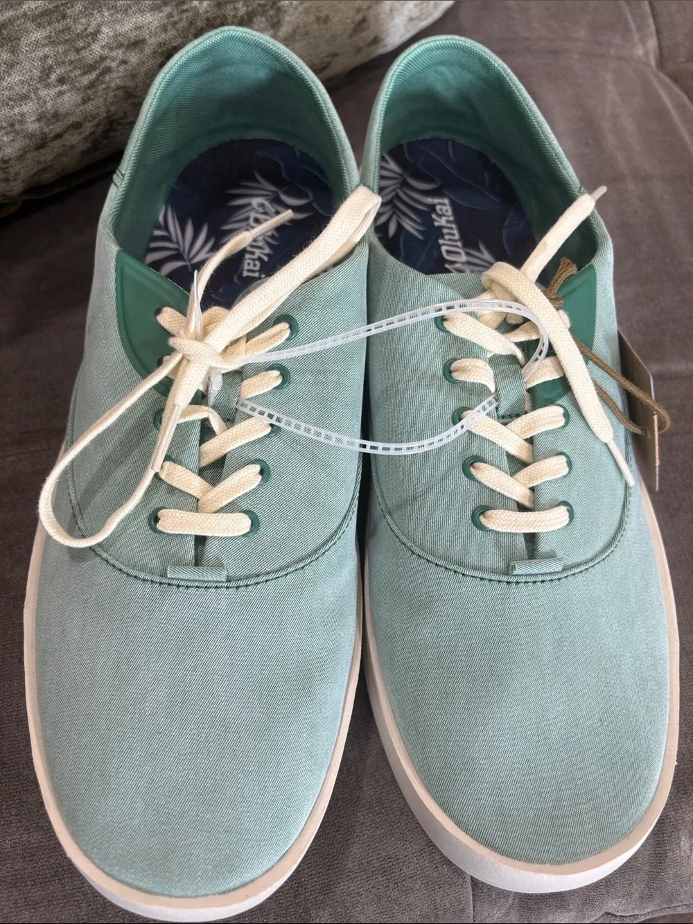 OluKai Men’s Green Bamboo Tradewind Everyday Sneakers , Size 12, NWT,
